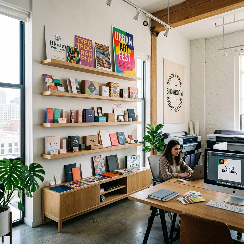RadialBlue Printing & Branding Design Showroom