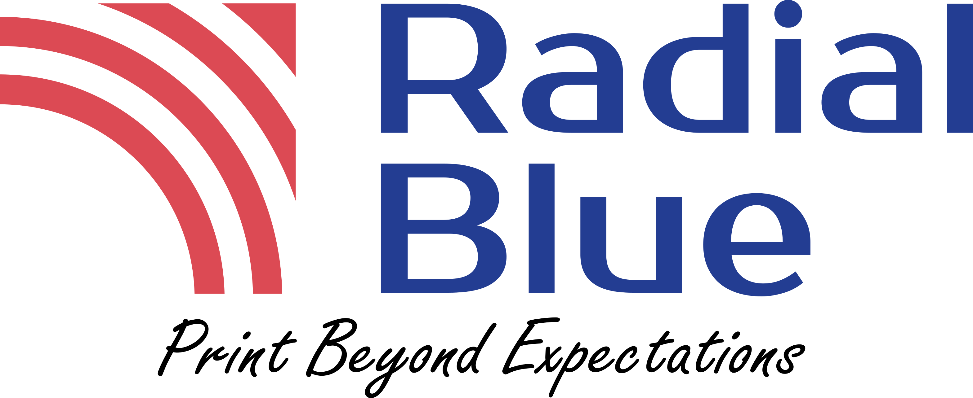 RadialBlue Printing Logo